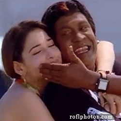 Vadivelu Smiling Face Reactions Scene Thillalangadi Tamil Film Memes